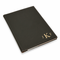 Black Portfolio & Notebook with Roman Monogram