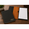 Black Portfolio & Notebook with Script Monogram
