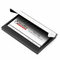 Black & Silver Engravable Business Card Holder