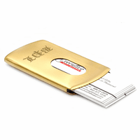 Brass Finger Dispensing Business Card Case