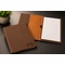 Brown Portfolio & Notebook with Personalized Initials