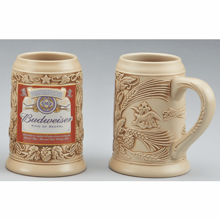 Budweiser Label Stein