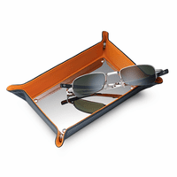 Carbon Fiber Leather Valet Tray by Dalvey