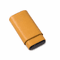 Carbon  Fiber  &  Yellow  Leather  Cigar  Holder