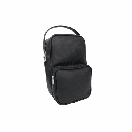 Carry All Vertical Leather Golf Shoe Bag