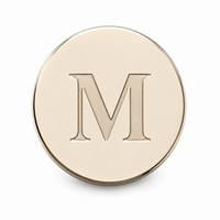 Circular 14 Karat Gold Tie Tack