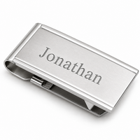 Classic Personalized Spring Loaded Money Clip