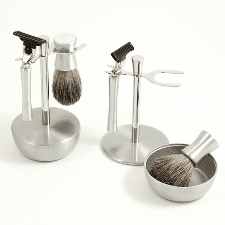 Close Shave Stainless Steel Shaving Set