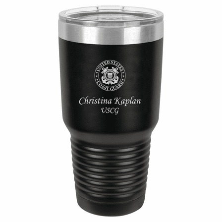 Coast Guard Theme Personalized 30 Ounce Tumbler