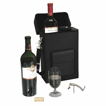 Connieseur Genuine Leather Wine Carrier