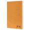 Cork Journal with Black Satin Bookmark with Personalized Initials