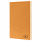 Cork Journal with Black Satin Bookmark with Roman Monogram
