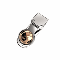 Crossing Golf Clubs Money Clip In Silver