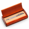 Diamond Cut Personalized Ballpoint Pen with Wood Box for Chiropractors