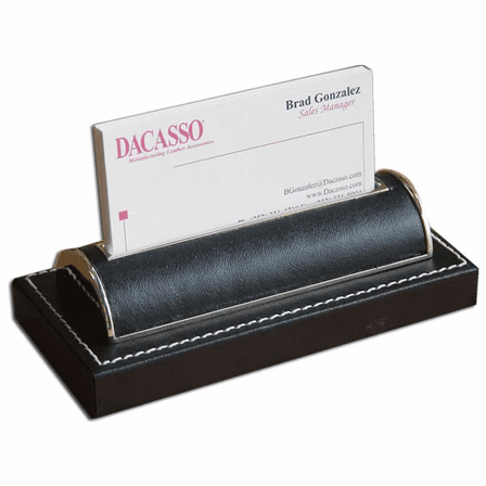 Eco-Friendly Leather Business Card Holder - Discontinued