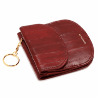 Eel Skin Collection Snap Closing Travel Wallet with Change Pouch - Disconitinued