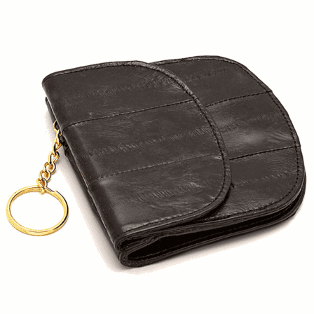Eel Skin Collection Snap Closing Travel Wallet with Change Pouch - Disconitinued