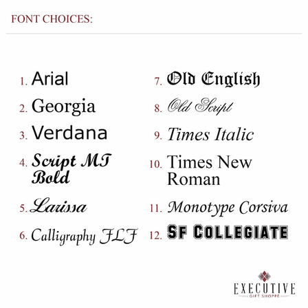 Elegance Collection Cherry Finish Personalized Pen & Pencil Set - Bull & Bear Theme