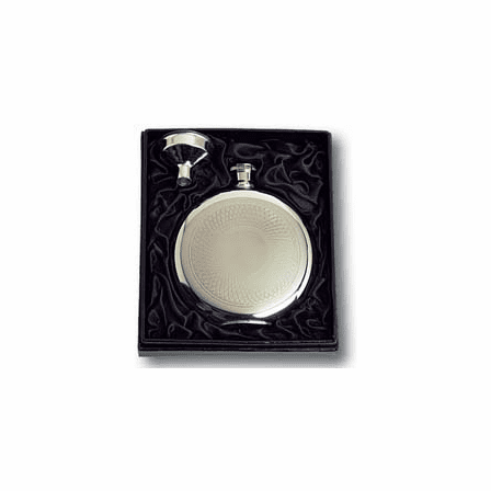 Engraved Round Flask & Funnel  Set