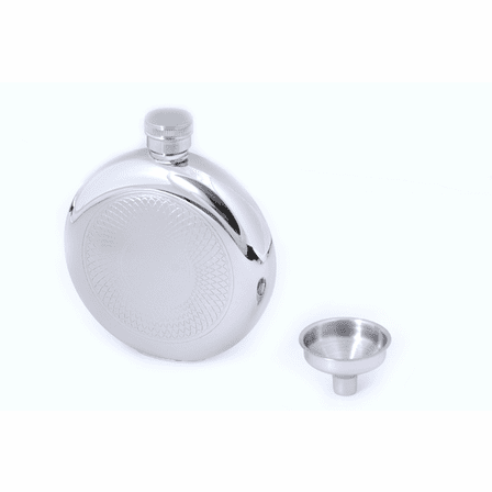 Engraved Round Flask & Funnel  Set