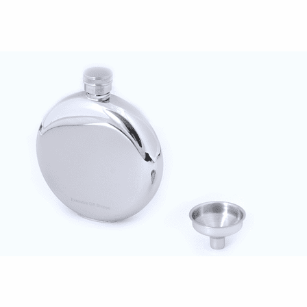 Engraved Round Flask & Funnel  Set