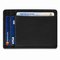 Executive Collection RFID Blocking Black Leather Card Holder with Money Clip