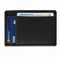 Executive Collection RFID Blocking Black Leather Card Holder with Money Clip