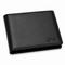 Executive Collection RFID Blocking Black Leather Slim Front Pocket Wallet