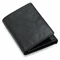 Executive Collection RFID Blocking Black Leather Trifold Wallet with Center ID Window