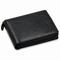Executive Collection RFID Blocking Black Leather Zipper Wallet