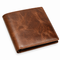 Executive Collection RFID Blocking Brown Leather Hipster Wallet