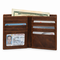 Executive Collection RFID Blocking Brown Leather Hipster Wallet