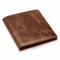 Executive Collection RFID Blocking Brown Leather Hipster Wallet