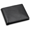 Executive Collection RFID Blocking Slim Bifold Black Leather Wallet