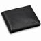 Executive Collection RFID Blocking Slim Bifold Black Leather Wallet
