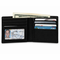 Executive Collection RFID Blocking Slim Bifold Black Leather Wallet