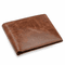 Executive Collection RFID Blocking Slim Bifold Brown Leather Wallet