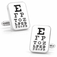 Eye Chart Cufflinks - Discontinued