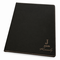 Full Name Monogram Black Leatherette Portfolio