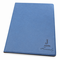 Full Name Monogram Navy Blue Leatherette Portfolio
