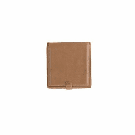 Genuine Tan Leather Watch & Cufflinks Box