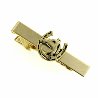 Gold Plated Horse Themed Tie Clip