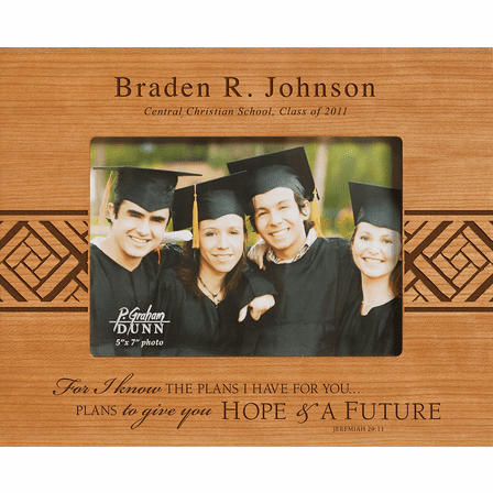 Graduate's Personalized 5" x 7" Picture Frame