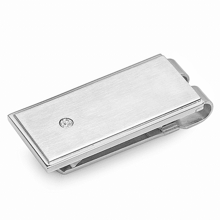 Hampton Engraved Spring Loaded Money Clip
