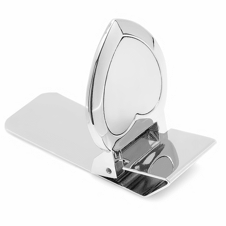 Heart Shaped Engraved Hinged Money Clip