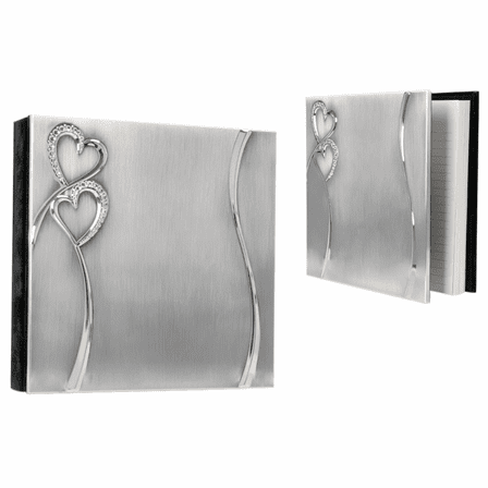 Hearts Wedding Guest Book