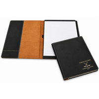 Hockey Coach's Personalized Black Leatherette Portfolio