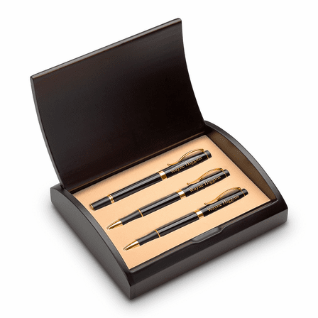 Hockey Themed Personalized Three Piece Pen & Pencil Gift Set