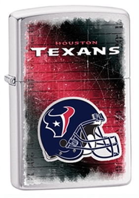 Houston Texans NFL Brushed Chrome Zippo Lighter - ID# 28225 - Executive ...