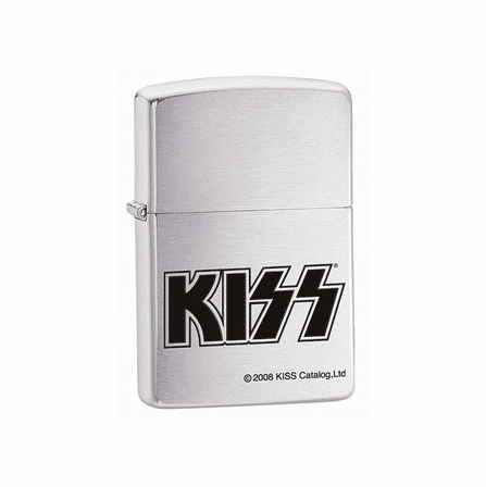 Kiss Brushed Chrome Zippo Lighter - ID# 24565